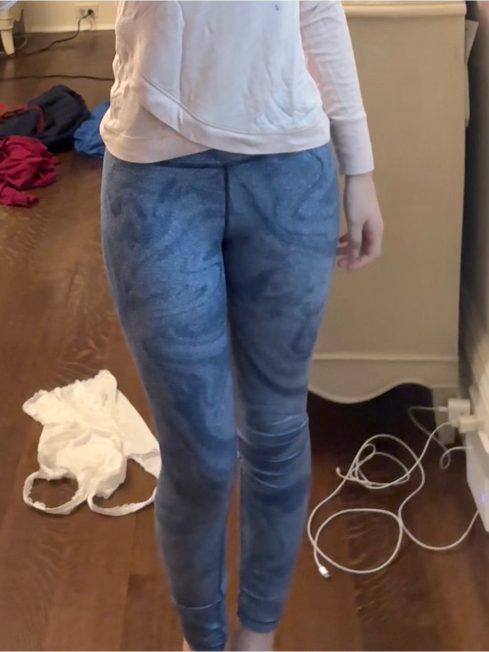 Blue Galaxy Leggings